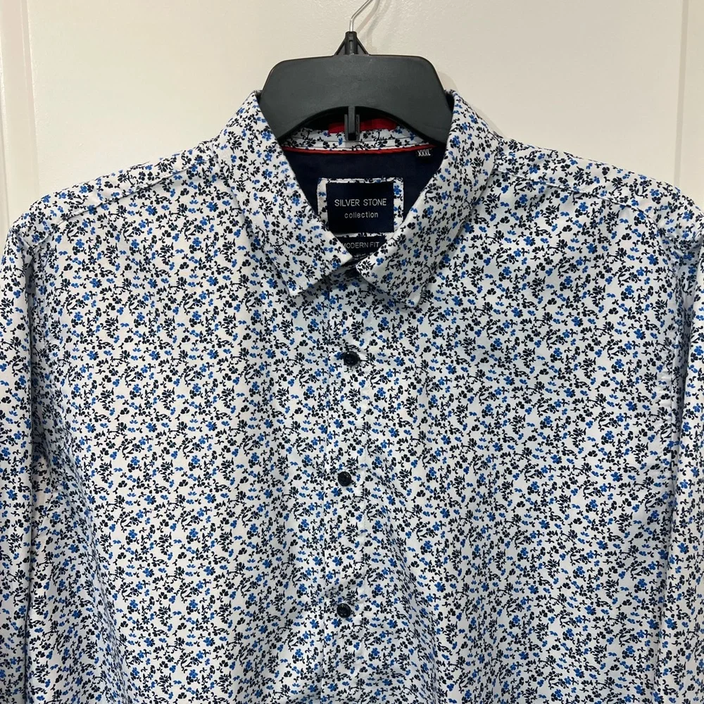 Silver Stone Collection Modern Fit Dress Shirt - Picture 3 of 5